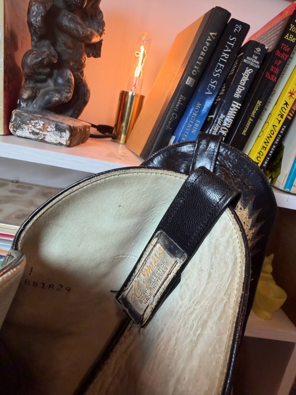Larry Mahan 1970’s western boots with snakeskin - Picture 7 of 9